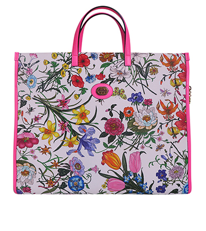 Flora Neon Large Tote, front view